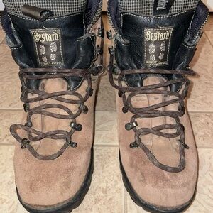 Men's Brown‎ Leather Hiking Boots